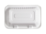 Terrahue Take Out Container 9x6x3 inches, Biodegradable, Compostable, Sugarcane fiber, Eco-friendly