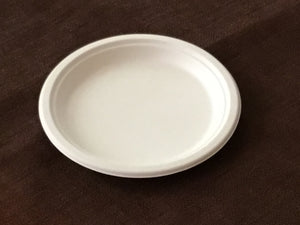 Terrahue 9 inch Round Plate, Biodegradable, Compostable, Sugarcane Bagasse
