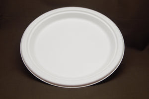 Terrahue 10 inch Dinner Plate, Biodegradable, Compostable, Sugarcane Bagasse