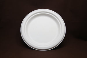Terrahue 7 inch Cake/Snack Plate, Biodegradable, Compostable, Sugarcane fiber, Eco-friendly