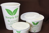 Simply Eco Hot Soup/Food Bowl, 32 Oz, Biodegradable and Compostable, Paper with PLA lining
